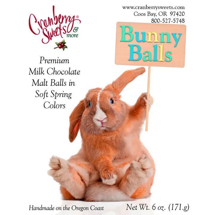 Cranberry Sweets & More - Bunny Balls (Seasonal) 6 oz - WBUNNYB6