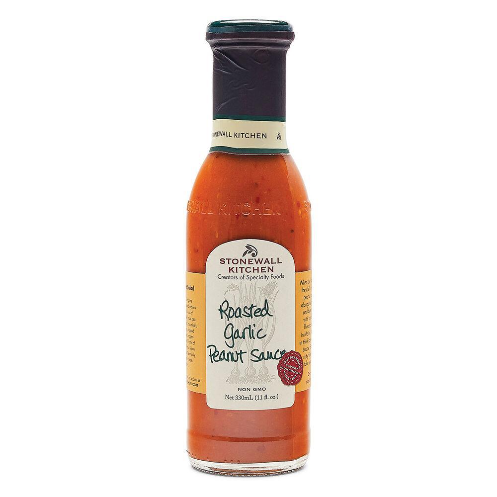 Stonewall Kitchen Roasted Garlic Peanut Sauce 11 fl oz bottle 131102 DISSVF