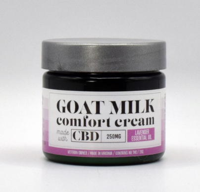 Bates Family Farm - 2oz CBD Goat Milk Comfort Cream - Lavender 250MG