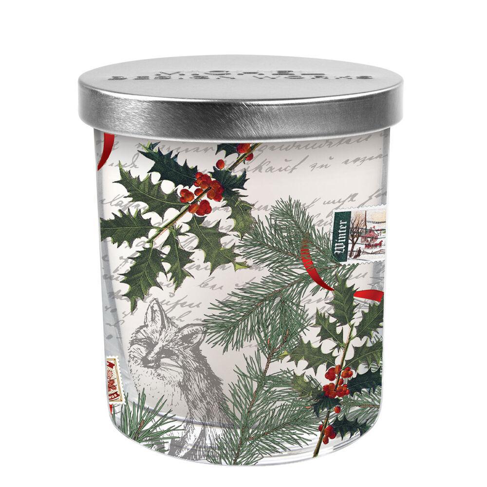 Stonewall Kitchen - Michel Design Works - Winter Woodland Decorative Glass Candle - 831425 DISVEN