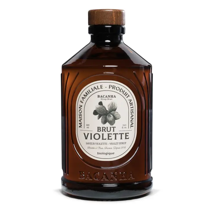 Bacanha -  Raw Violet Syrup - Organic - 400ml DISSVF