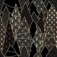 Ampelco Napkin Cocktail ''Luxury Trees Black'' 307-32516505