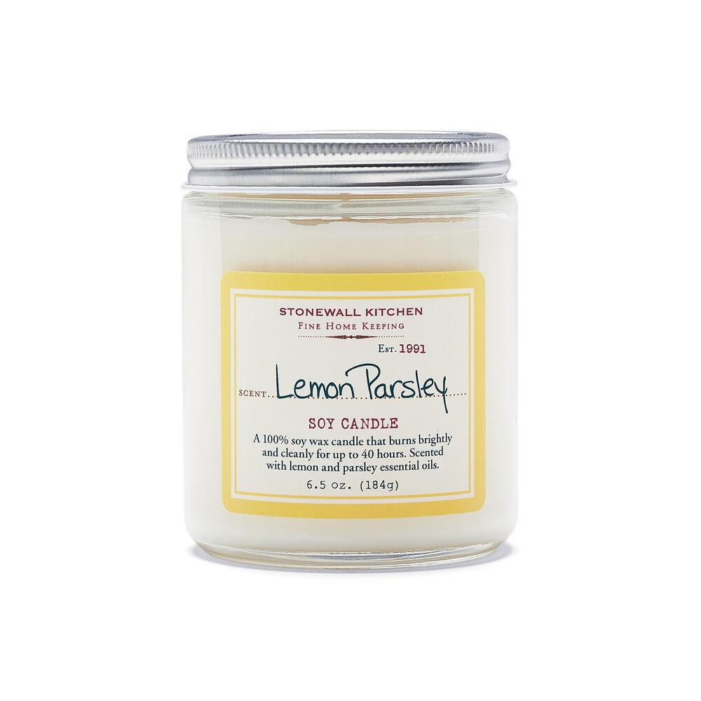 Stonewall Kitchen Lemon Parsley Soy Candle  6.5 oz jar 5625085 DISVEN
