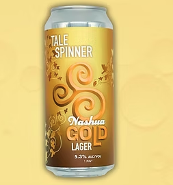TaleSpinner Brewery - Nashua Gold - American Lager 5.3% 4 Pack 16 oz Cans