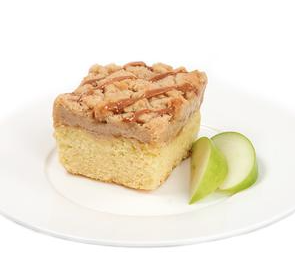 Caramel Apple Crumb Cake by the slice