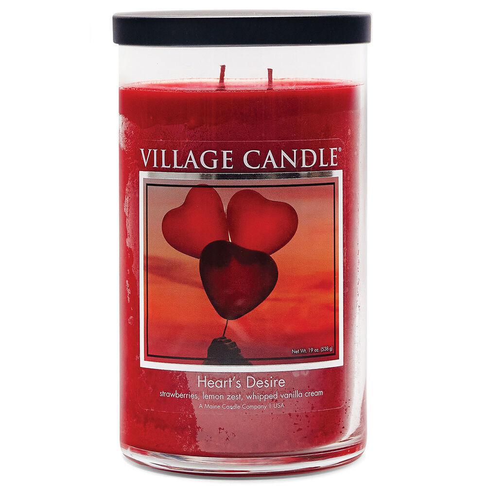 Stonewall Kitchen  - Village Candle - Heart's Desire Large 19oz 4240048 DISVEN