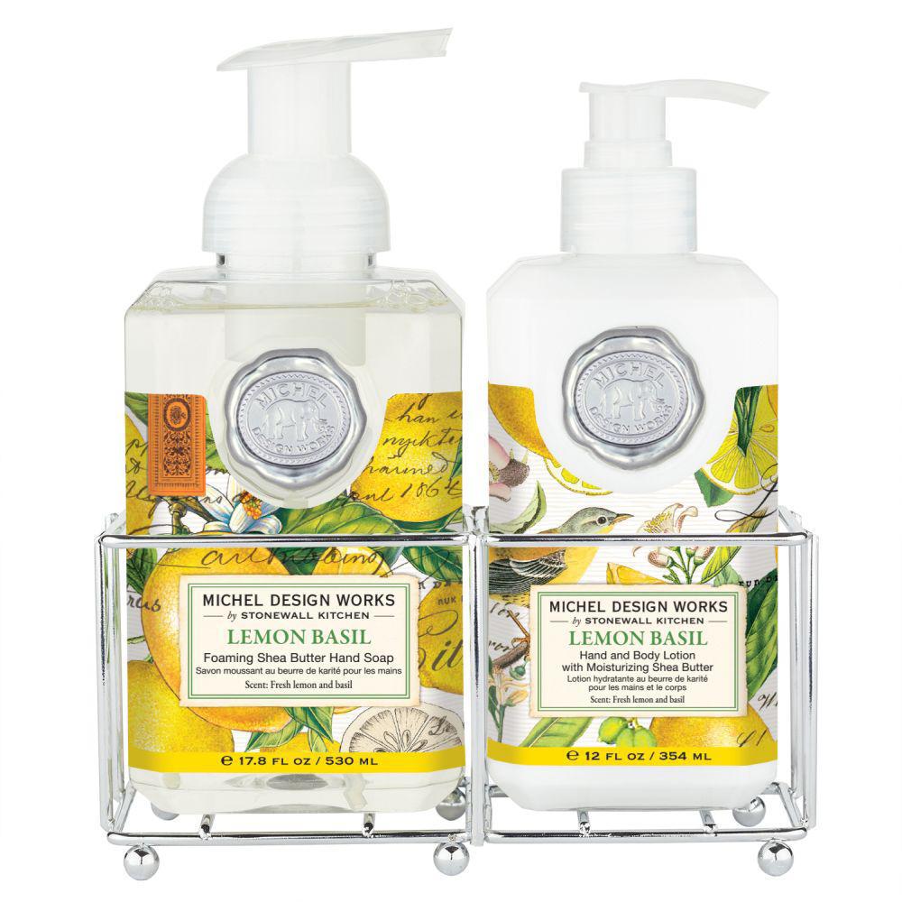 Stonewall Kitchen - Michel Design Works - Lemon Basil Hand Care Caddy - 846008