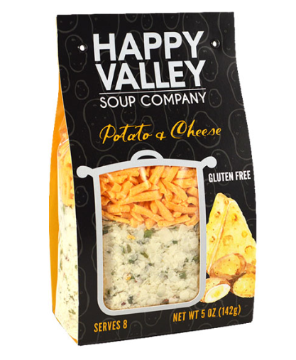 Happy Valley Soup Company Potato and Cheese Soup 5 oz DISSVF