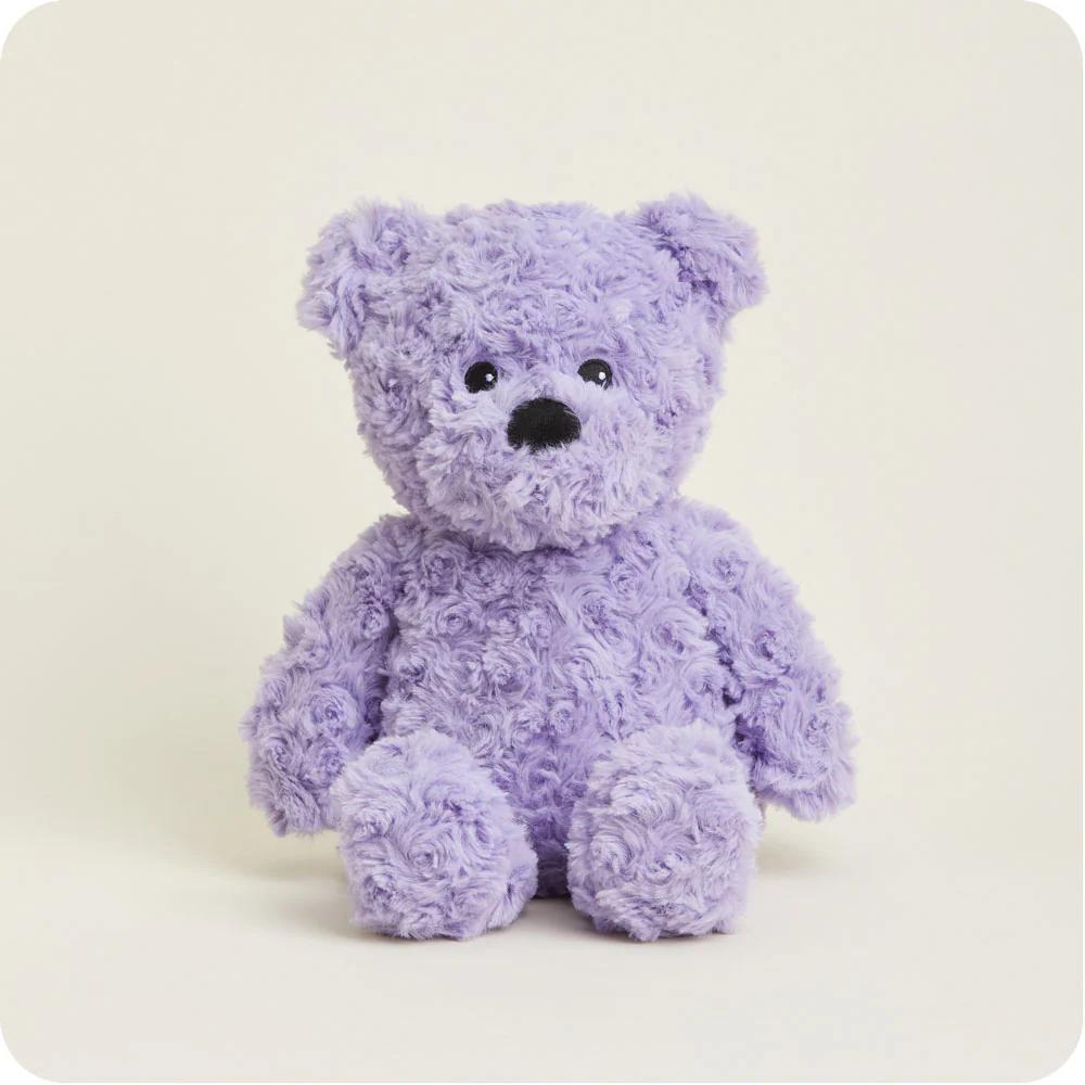 Warmies - Purple Curly Bear - CP-BEA-CP