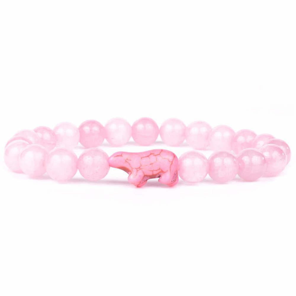 Fahlo - The Venture Bracelet - Tracks a Polar Bear - Limited Edition Northern Light Pink