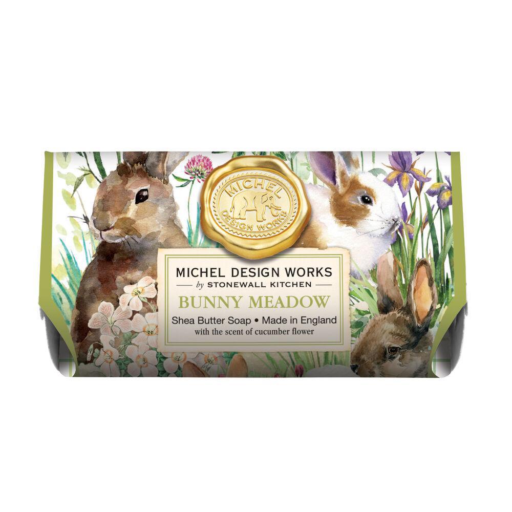Michel Design Works - Bunny Meadow Large Bath Soap Bar 802382 DISVEN