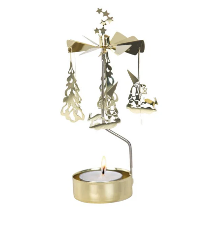 Rotary Candleholder - Winterland Gold - 90-AN915