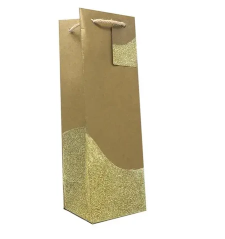 Jillson & Roberts - Bottle Tote - Gold Dipped - BDKG1515