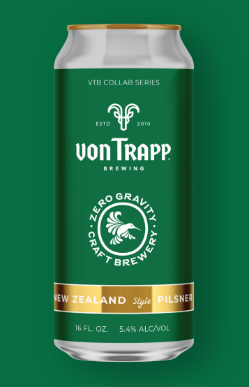Von Trapp Brewing - New Zealand Style Pilsner - 4 Pack 16 oz Cans - 1303663