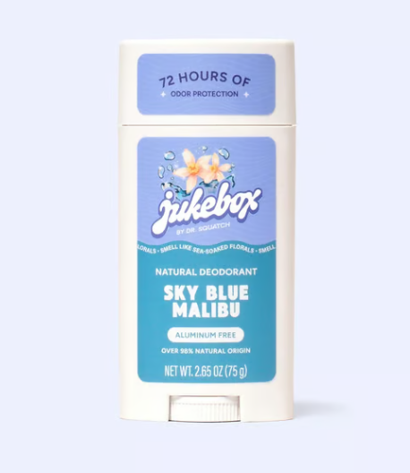 Dr. Squatch - Jukebox - Sky Blue Malibu Deodorant 2.65 oz - WH-DEO-MIB-02
