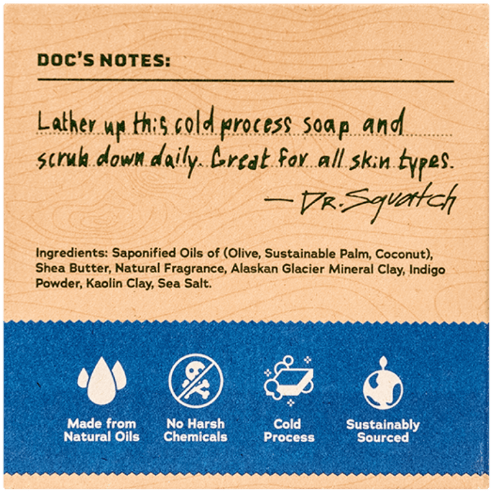 Dr. Squatch - Fresh Falls - 5 oz Bar Soap - WH-BAR-FFL-01
