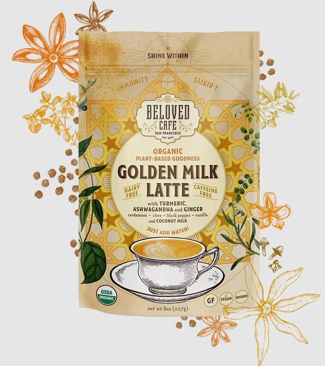 Beloved Cafe - Beloved Golden Milk Latte 6 oz DISSVF
