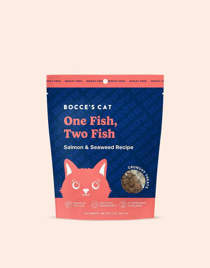 Bocce's Bakery - One Fish, Two Fish Cat Treats 2 oz - 24585585 DISCSVF