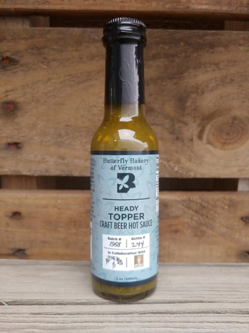 Butterfly Bakery VT - Heady Topper Pepper Hot Sauce 5oz