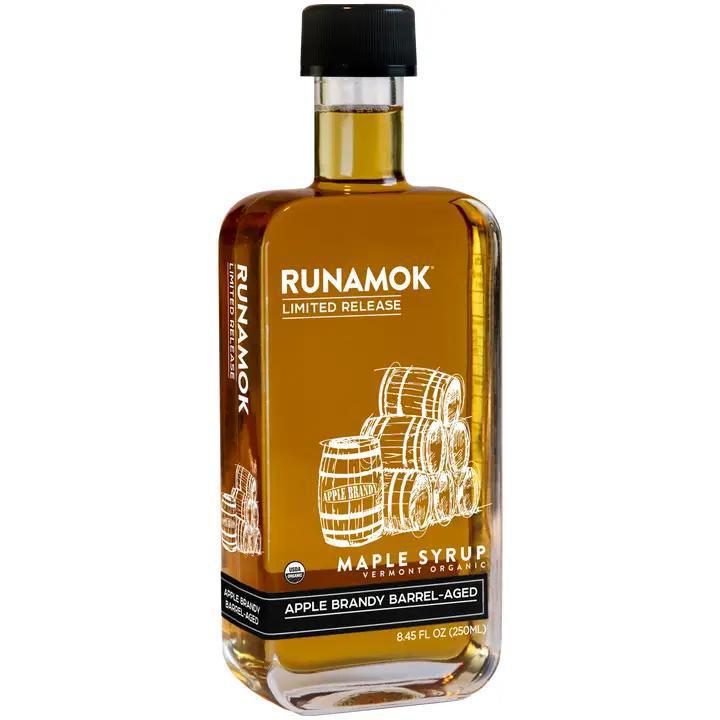 Runamok - Apple Brandy Barrel-Aged Organic Maple Syrup 8.45 oz - Limited Release - RMK0005