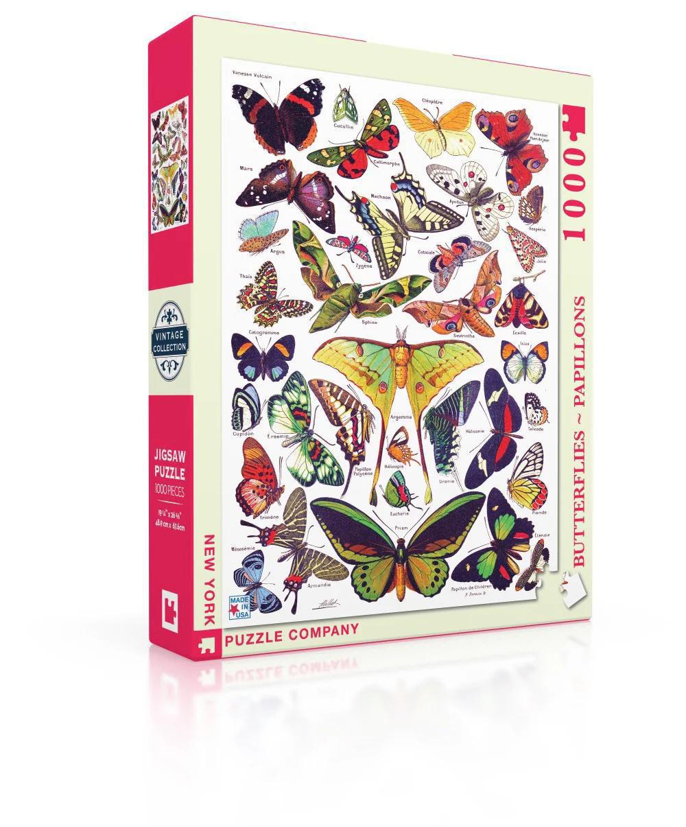 New York Puzzle Company - Butterflies ~ Papillons PD633
