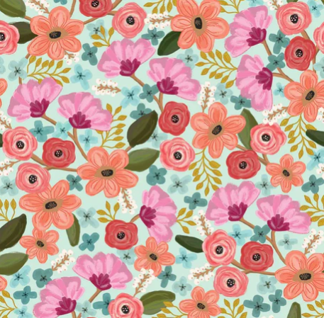 Jillson & Roberts - Tote Small - Floral Delight - ST209