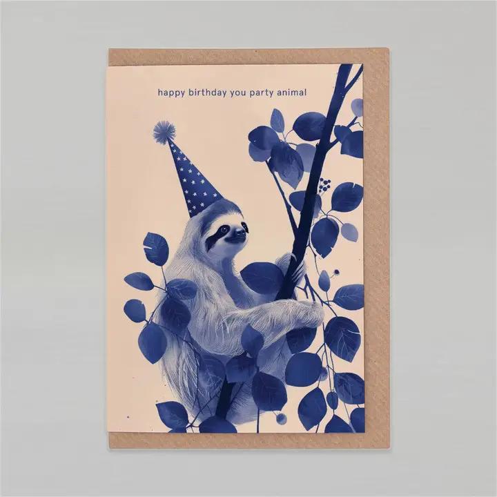 Botanopia - Happy Birthday, You Party Animal | Birthday Card | Funny - GC084