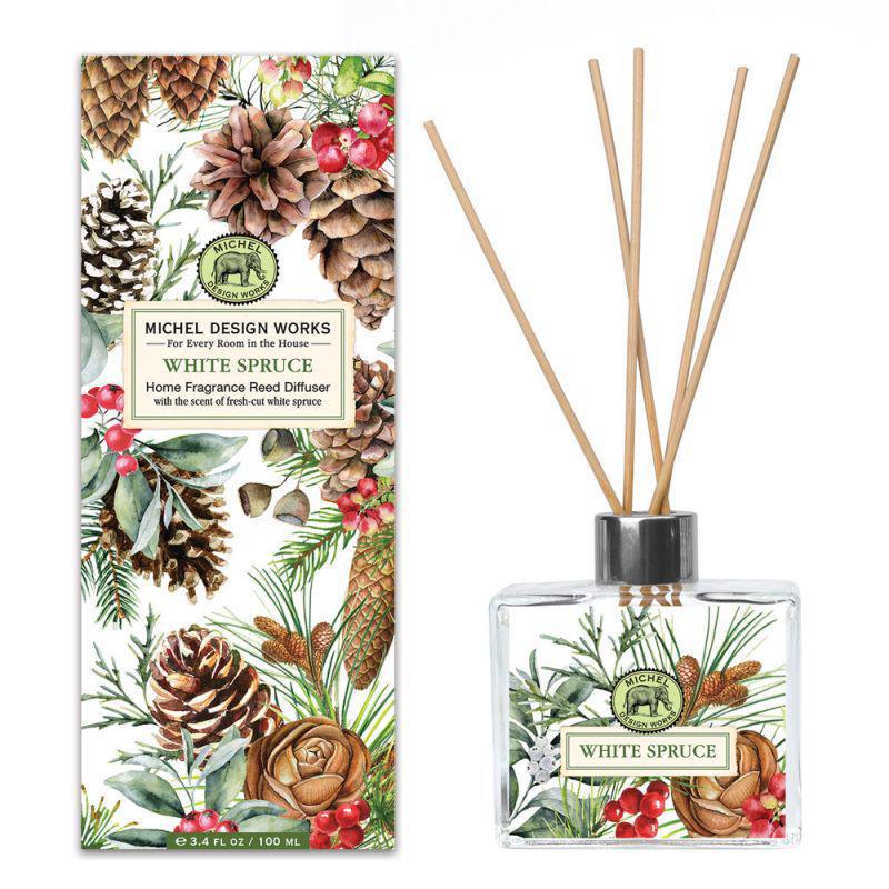 Stonewall Kitchen - Michel Design Works - White Spruce Home Fragrance Reed Diffuser - 823362