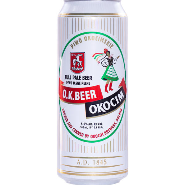 O.K. Beer - Okocim 4 Pack 16 oz Cans - 3367063