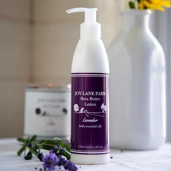 Joy Lane Farm - Lavender Shea Butter Moisturizing Hand and Body Lotion 8 oz