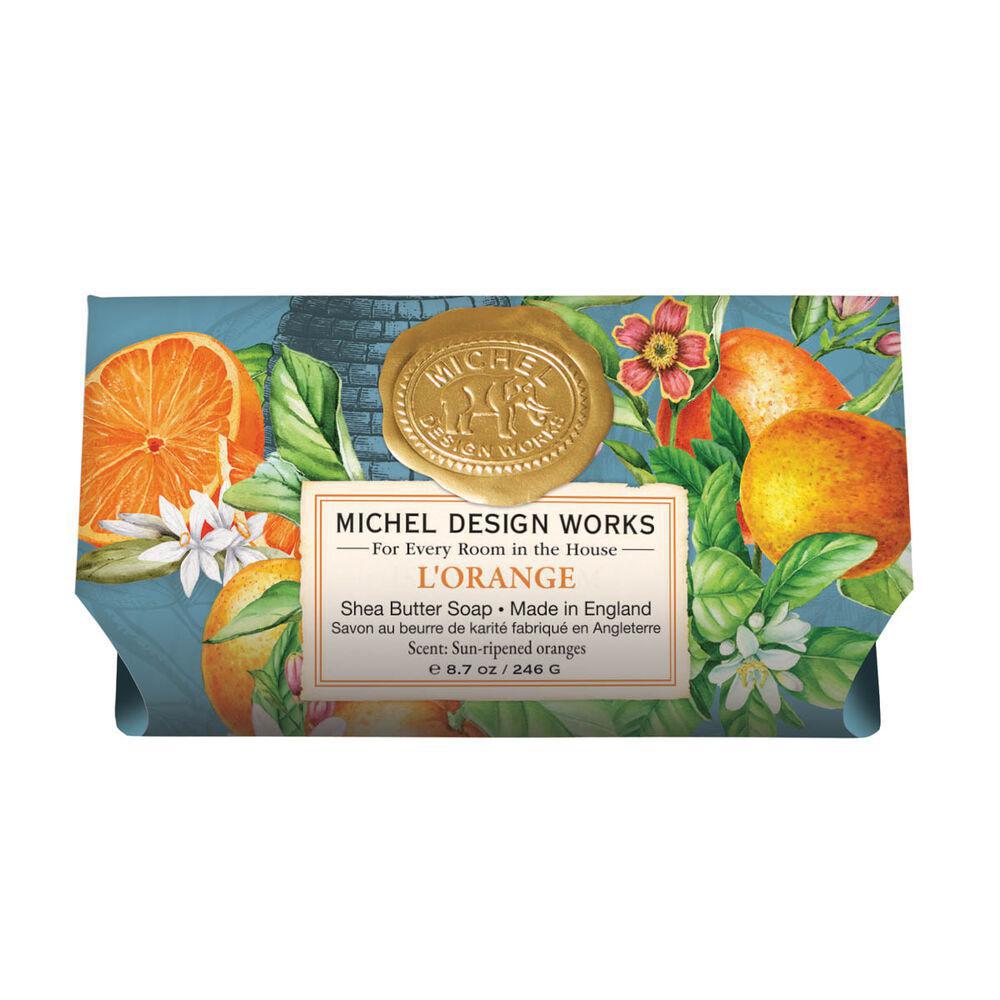 Stonewall Kitchen - Michel Design Works - L'Orange Large Bath Soap Bar 7 oz  - 802437