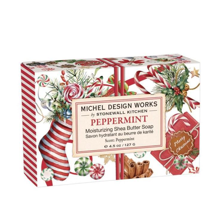Stonewall Kitchen - Michel Design Works - Peppermint Boxed Soap 4.5 oz - 816347