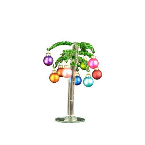RCS - Palm Tree Glass w/ Colored Baubles - 89848