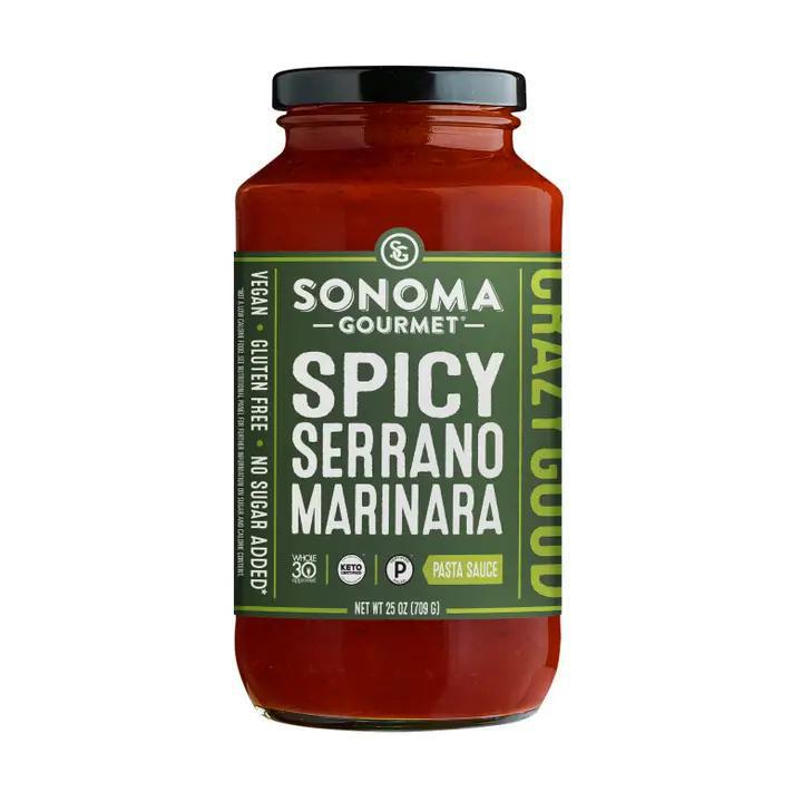 Sonoma Gourmet - Spicy Serrano Marinara Pasta Sauce 25 oz - CSG2085-1