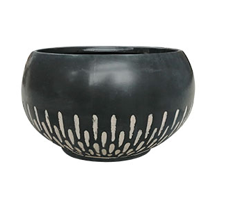 Southern Patio - 12" Ava Planter - Brown - 81250877