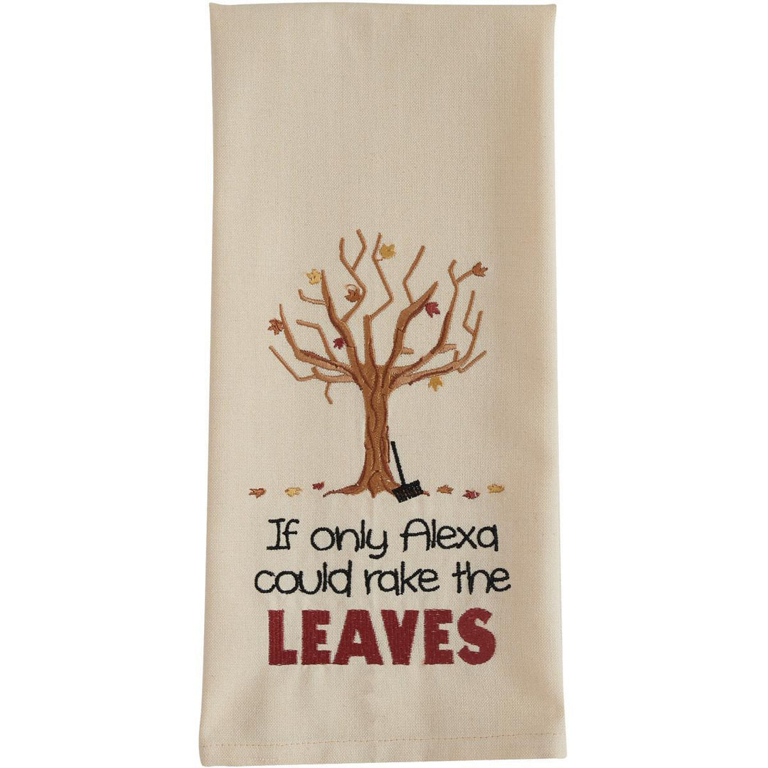 Park Designs - If Only Alexa Could Rake Leaves Dishtowel - 7499-426