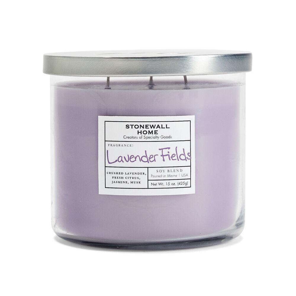 Stonewall Kitchen - Stonewall Home -  Lavender Fields Candle 15 oz Bowl - 651503 DISVEN