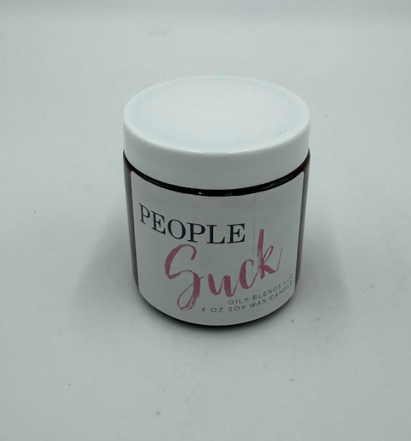 Oily Blends - Soy Wax Candles - People Suck