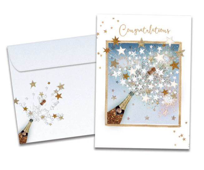 Tree-Free Greetings - Congratulations Card - Pop the Cork - 22485