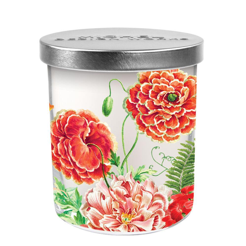 Michel Design Works - Poppies and Posies Candle Jar with Lid CANJ385 831385