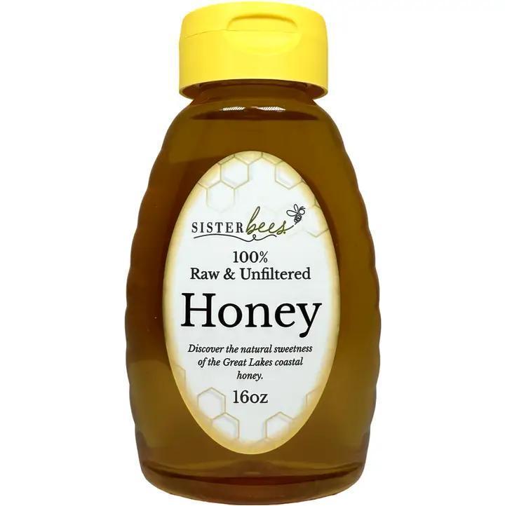 Sister Bees - 100% Raw Michigan Wildflower Honey 16 oz