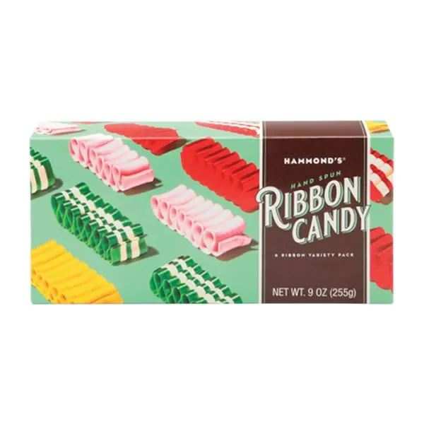 Hammond's Candies - Ribbon Candy -  Gift Box 9oz