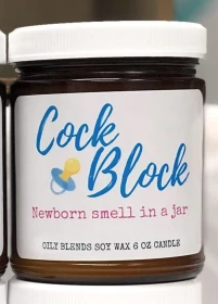 Oily Blends - Sex Candles - Cock Block 6 oz