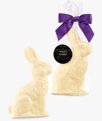 Abdallah Candies - Flat White Rabbit w/ Purple Bow 4.25 oz - 9352E DISSVF