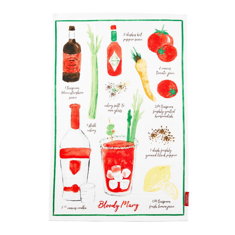 Stonewall Kitchen Bloody Mary Tea Towel  1 towel 606952