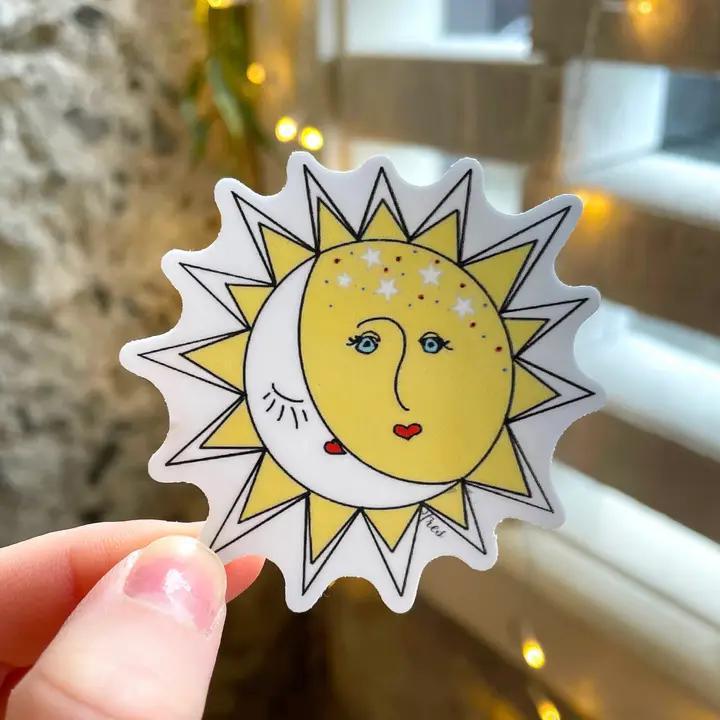 Raven's Edge Studio - Sun Moon Sticker