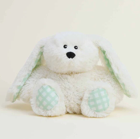 Warmies - Cream Bunny with Gingham Ears - CP-GHBUN-G