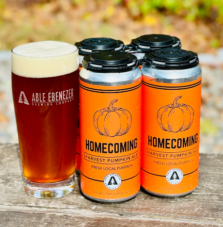 Able Ebenezer - Homecoming Harvest Pumpkin Ale - 4 Pack 16 oz Cans - 2921563 (Seasonal)