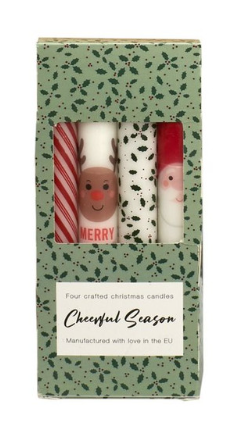 Cheerful Season - Crown Taper Candles - 93-01-4419