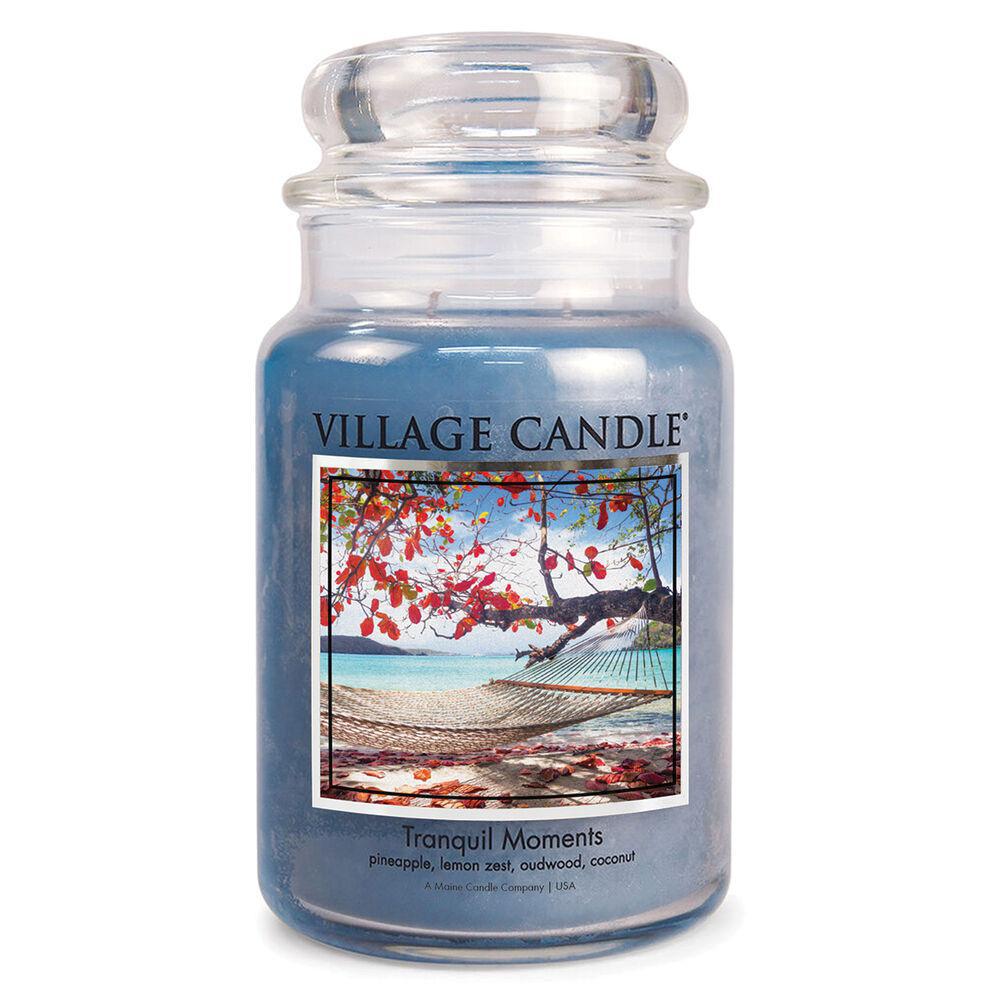 Stonewall Kitchen - Village Candle Tranquil Moments - Large Apothecary 21.25 oz Jar 4260431 DISSVF
